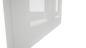 Fabuwood Nexus Frost DS GDW2442 Wall Glass Door, Detail View