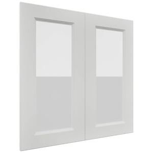 Fabuwood Nexus Frost DS GDW3030 Wall Glass Door, Front View