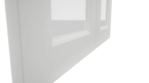 Fabuwood Nexus Frost DS GDW3030 Wall Glass Door, Detail View