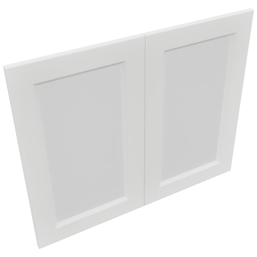 Fabuwood Nexus Frost DS GDW3630 Wall Glass Door, Top View