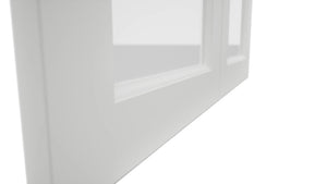 Fabuwood Nexus Frost DS GDW3636 Wall Glass Door, Detail View