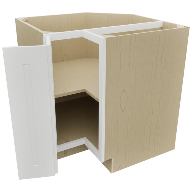 Fabuwood Nexus Frost ERB33 Base Corner Easy Reach Cabinet, Open View