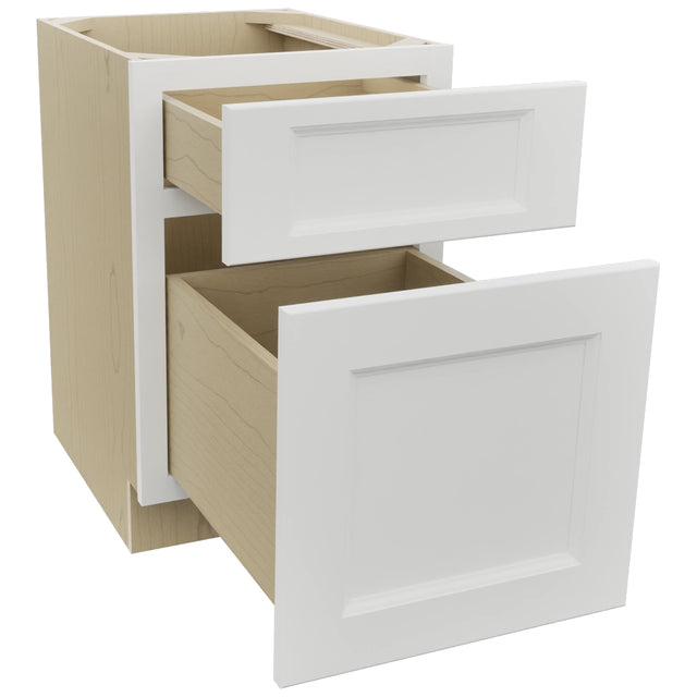 Fabuwood Nexus Frost FD18 Vanity Desk, Open View
