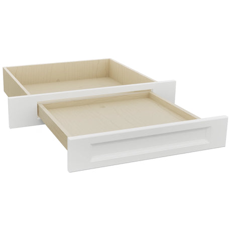 Fabuwood Nexus Frost KD30 Vanity Desk, Open View