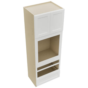Fabuwood Nexus Frost OC3396D Tall Oven Cabinet Double, Top View