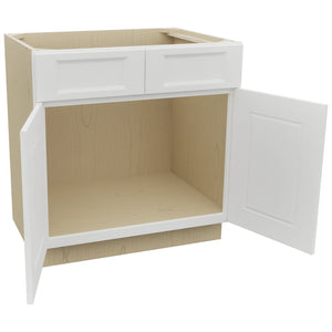 Fabuwood Nexus Frost SB33 Base Sink Cabinet, Open View