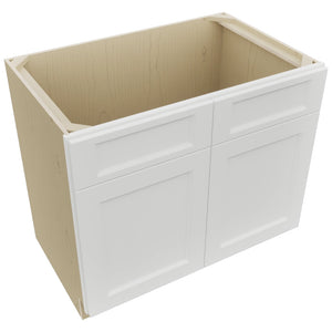 Fabuwood Nexus Frost SB39 Base Sink Cabinet, Top View