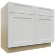 Fabuwood Nexus Frost SB42 Base Sink Cabinet, Front View