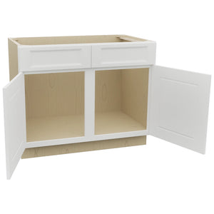 Fabuwood Nexus Frost SB42 Base Sink Cabinet, Open View