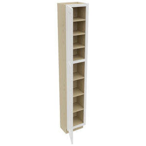 Fabuwood Nexus Frost TP151290 Tall Pantry Cabinet, Open View