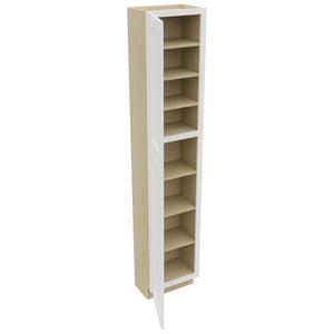 Fabuwood Nexus Frost TP181290 Tall Pantry Cabinet, Open View