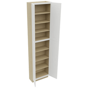 Fabuwood Nexus Frost TP241296 Tall Pantry Cabinet, Open View