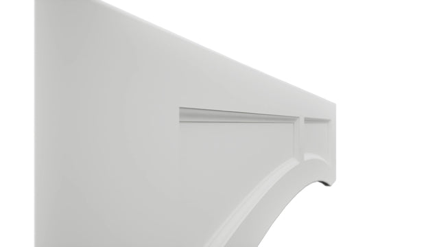 Fabuwood Nexus Frost VARP54 Wall Valance, Detail View