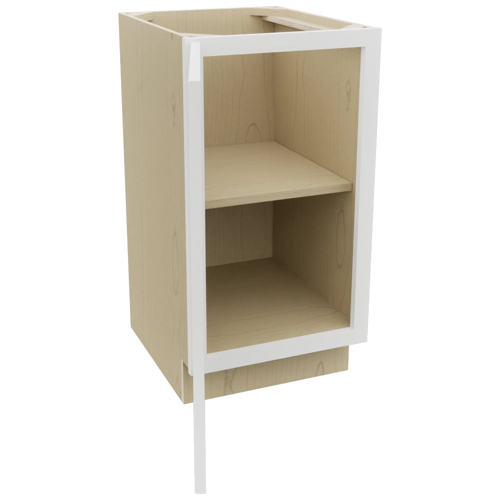 Fabuwood Nexus Frost VB18FD Vanity Base Full Height Cabinet, Open View