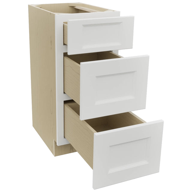 Fabuwood Nexus Frost VDB15-34 Vanity Drawer Cabinet, Open View