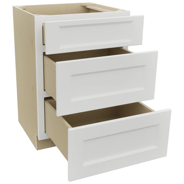 Fabuwood Nexus Frost VDB24-34 Vanity Drawer Cabinet, Open View