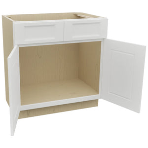 Fabuwood Nexus Frost VSB33-34 Vanity Sink Cabinet, Open View