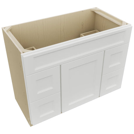 Fabuwood Nexus Frost VSD30DL Vanity Combo Cabinet, Top View