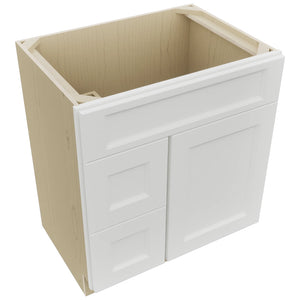 Fabuwood Nexus Frost VSD36DL Vanity Combo Cabinet, Top View