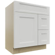 Fabuwood Nexus Frost VSD36DR Vanity Combo Cabinet, Front View