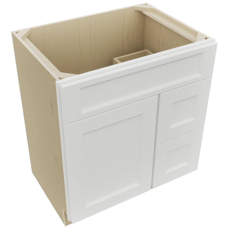 Fabuwood Nexus Frost VSD36DR Vanity Combo Cabinet, Top View