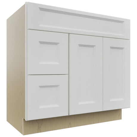 Fabuwood Nexus Frost VSD42 Vanity Combo Cabinet, Front View