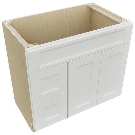 Fabuwood Nexus Frost VSD42 Vanity Combo Cabinet, Top View