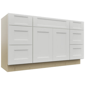 Fabuwood Nexus Frost VSD60SINGLE Vanity Combo Cabinet, Front View