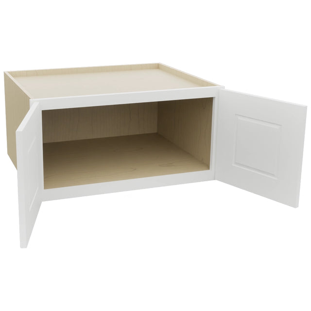 Fabuwood Nexus Frost W301524 Wall Deep Cabinet, Open View