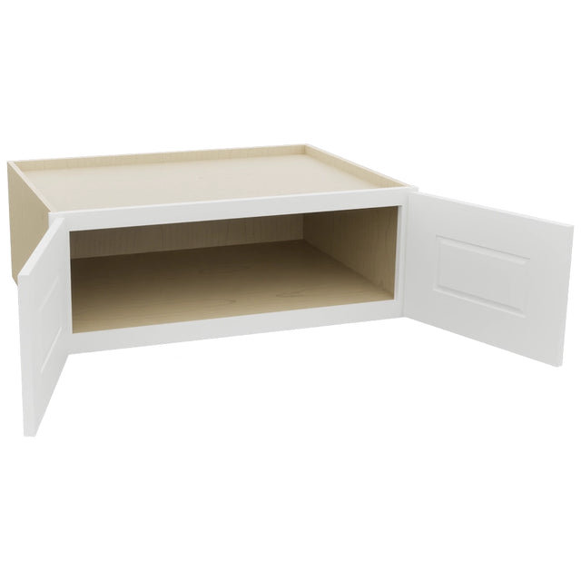 Fabuwood Nexus Frost W331224 Wall Deep Cabinet, Open View