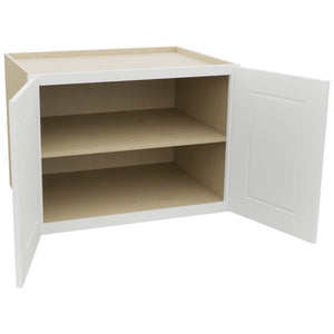 Fabuwood Nexus Frost W332424 Wall Deep Cabinet, Open View