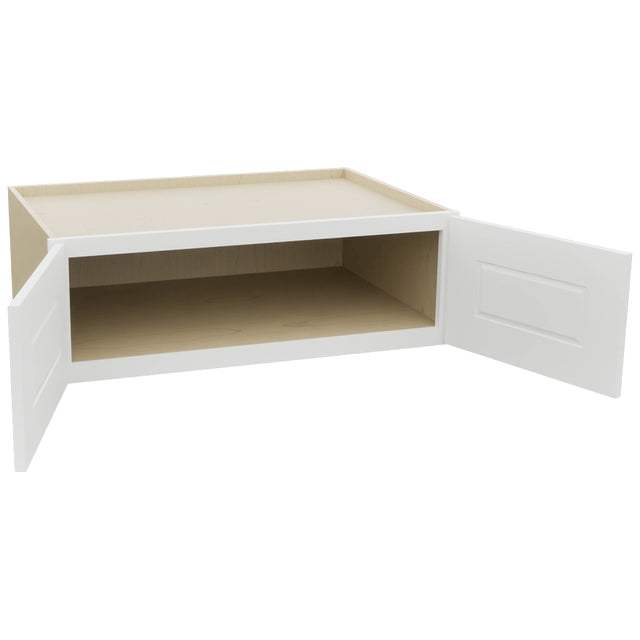 Fabuwood Nexus Frost W361224 Wall Deep Cabinet, Open View