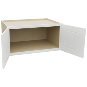 Fabuwood Nexus Frost W361824 Wall Deep Cabinet, Open View