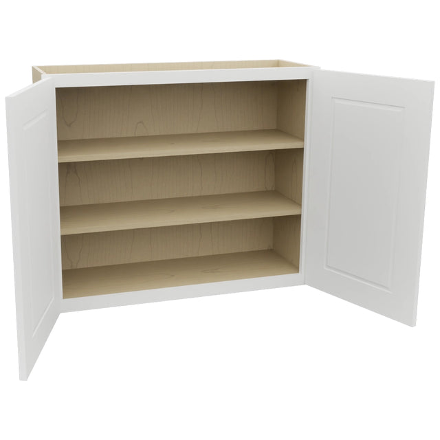 Fabuwood Nexus Frost W3630 Wall Standard Cabinet, Open View