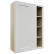 Fabuwood Nexus Frost WBC3042 Wall Corner Blind Cabinet, Front View