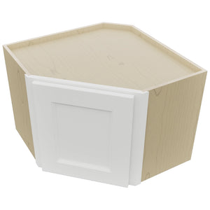 Fabuwood Nexus Frost WDC2418 Wall Corner Diagonal Cabinet, Top View