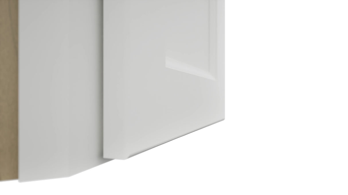 Fabuwood Nexus Frost WDC2418 Wall Corner Diagonal Cabinet, Detail View