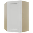 Fabuwood Nexus Frost WDC2436 Wall Corner Diagonal Cabinet, Front View