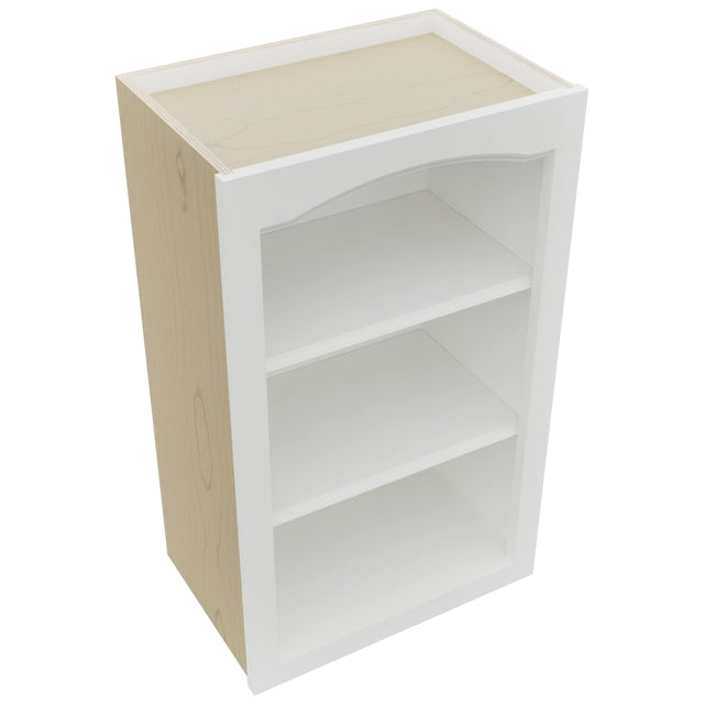 Fabuwood Nexus Frost WOS1830 Wall Open Shelf, Top View