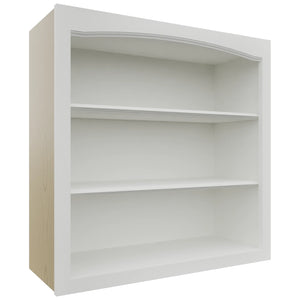 Fabuwood Nexus Frost WOS3030 Wall Open Shelf, Front View