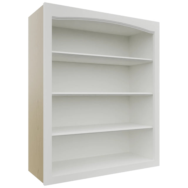 Fabuwood Nexus Frost WOS3036 Wall Open Shelf, Front View