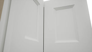 Fabuwood Nexus Frost WPC2415 Wall Corner Pie Cabinet, Detail View