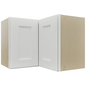 Fabuwood Nexus Frost WPC2418 Wall Corner Pie Cabinet, Front View
