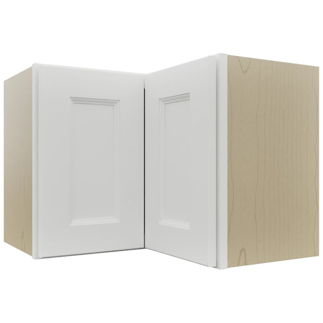 Fabuwood Nexus Frost WPC2418 Wall Corner Pie Cabinet, Front View