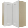 Fabuwood Nexus Frost WPC2430 Wall Corner Pie Cabinet, Front View