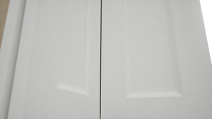 Fabuwood Nexus Frost WPC2430 Wall Corner Pie Cabinet, Detail View