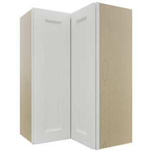 Fabuwood Nexus Frost WPC2436 Wall Corner Pie Cabinet, Front View