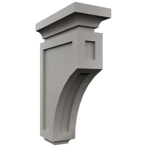 Fabuwood Nickel CMCB Corbel, Front View