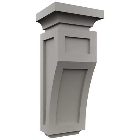 Fabuwood Nickel CML Corbel, Front View