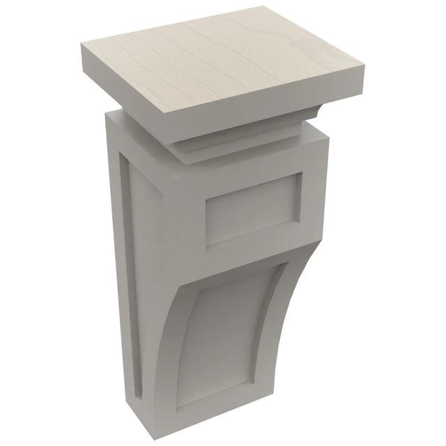Fabuwood Nickel CML Corbel, Top View